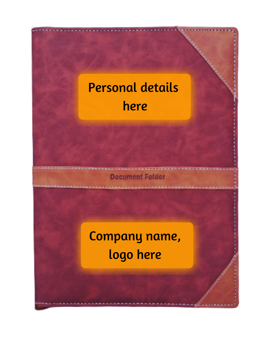 Classic Document Folder - Engrave ( Top & Bottom)
