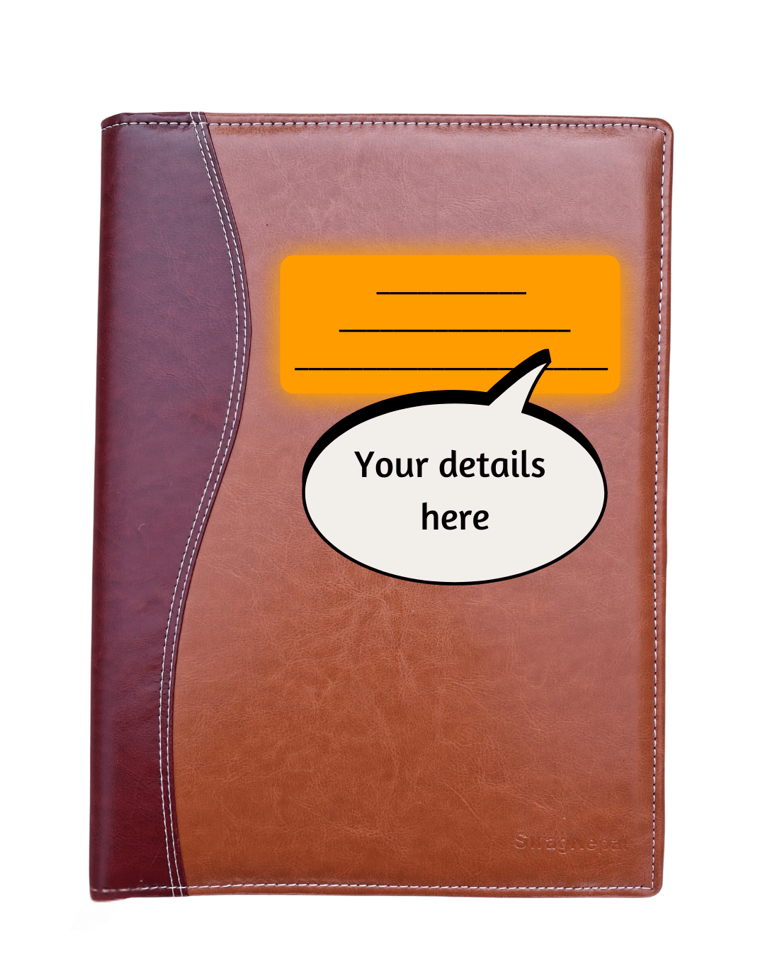 Premium Brown Document Folder